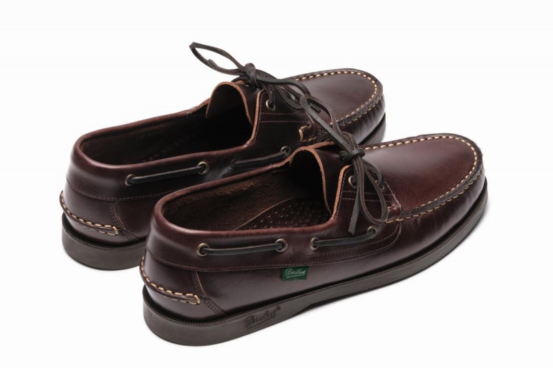 Dark Brown Paraboot Barth Men's Boat Shoes | KTB5950OR