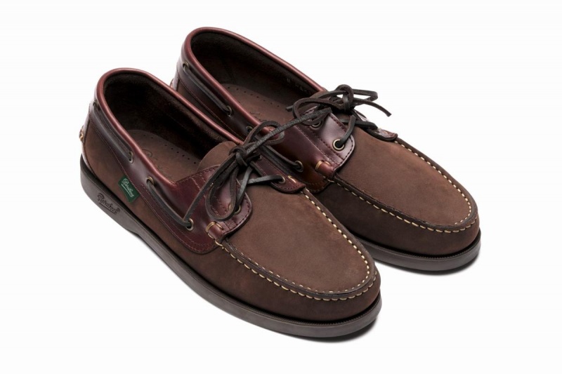 Dark Brown Paraboot Barth Men's Boat Shoes | BPB2280VB