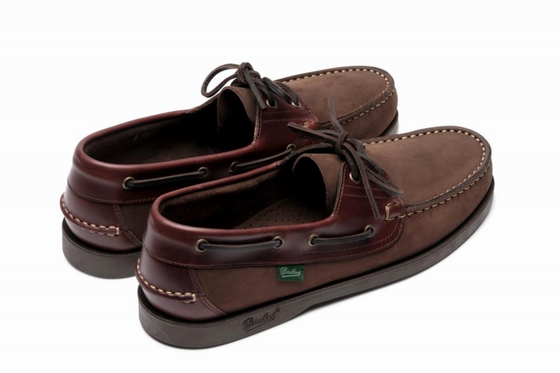 Dark Brown Paraboot Barth Men's Boat Shoes | BPB2280VB