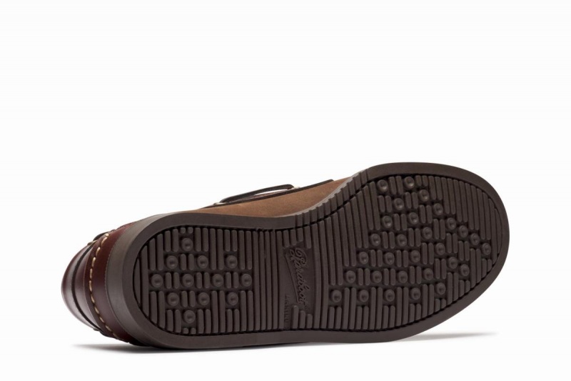 Dark Brown Paraboot Barth Men's Boat Shoes | BPB2280VB