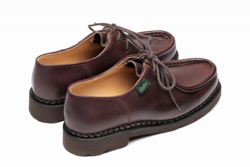 Dark Brown Paraboot Michael Women's Derby Shoes | OYX2911LT