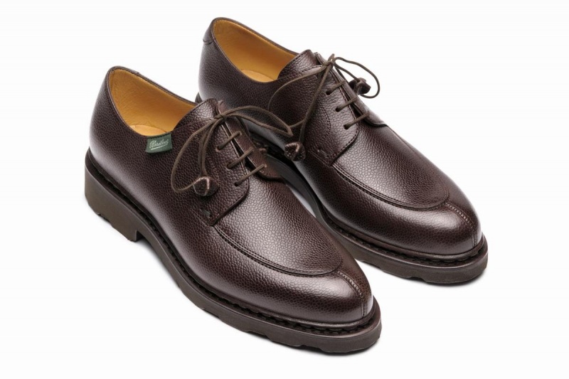 Dark Brown Paraboot Veley Women's Derby Shoes | RSC6440DW