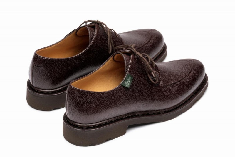 Dark Brown Paraboot Veley Women's Derby Shoes | RSC6440DW