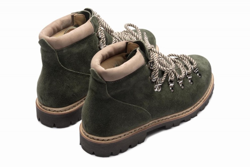 Green Paraboot Avoriaz Men's Ankle Boots | KHD3328PY