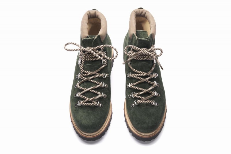 Green Paraboot Avoriaz Men's Ankle Boots | KHD3328PY