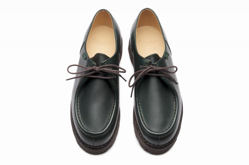 Green Paraboot Michael Men's Derby Shoes | GVX6137YW