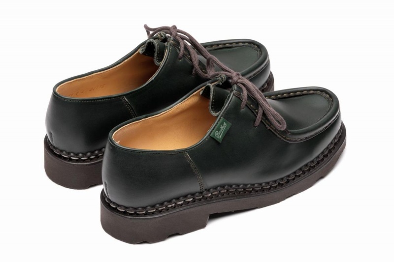 Green Paraboot Michael Women's Derby Shoes | MOP6956IN