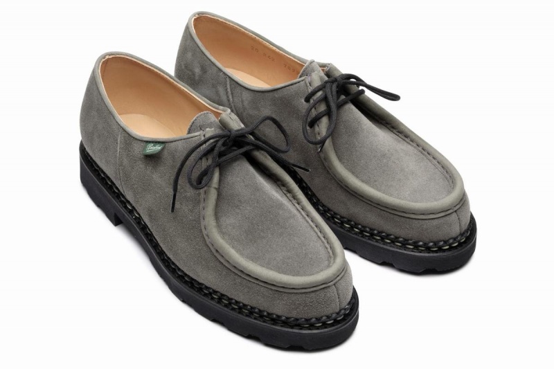 Grey Paraboot Michael Men's Derby Shoes | ORV7013DW