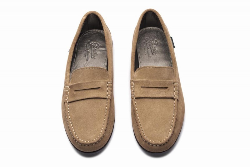 Khaki Paraboot Corvette Women's Loafers | YWR1545YF