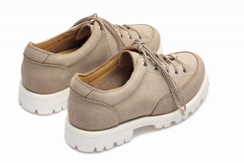 Khaki Paraboot Montana F Nd Women's Derby Shoes | QJQ7070TG