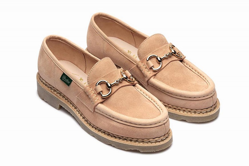 Khaki Paraboot Orsayti Nd Women's Loafers | GFB9434LV