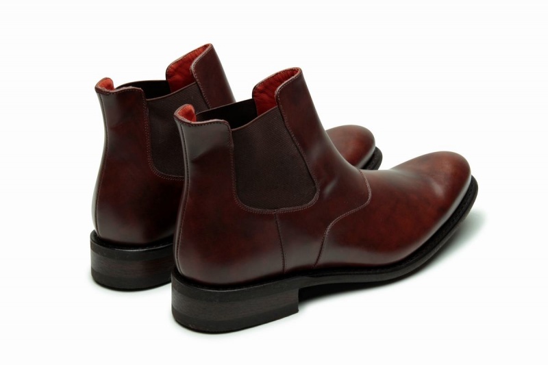 Red Black Paraboot Loven Men's Ankle Boots | CXT9397CQ