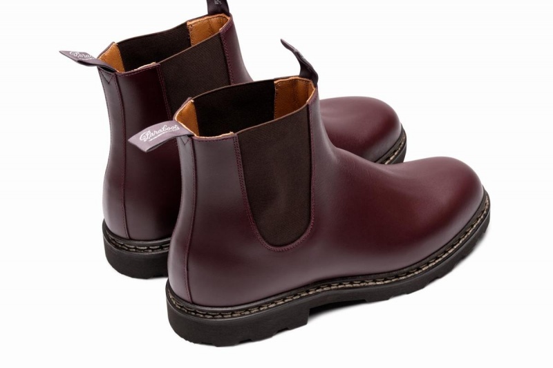 Red Paraboot Elevage Men's Ankle Boots | LWT273EO