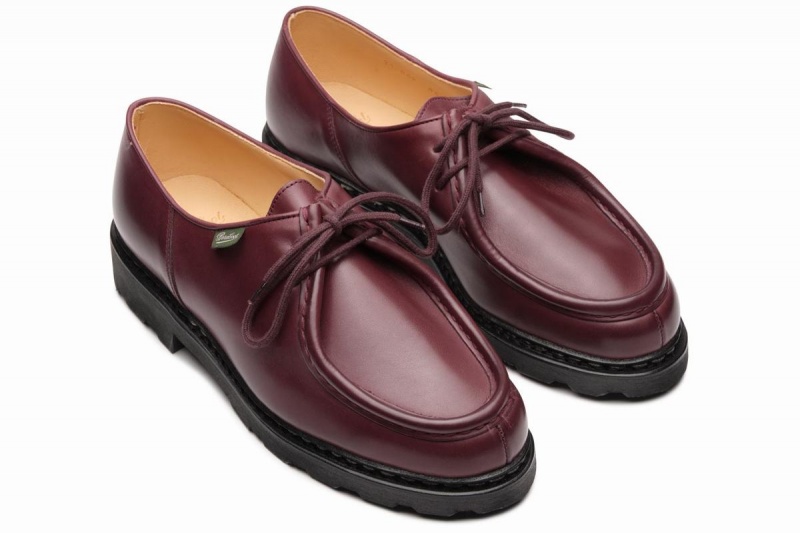 Red Paraboot Michael Men's Derby Shoes | NGD3221XZ