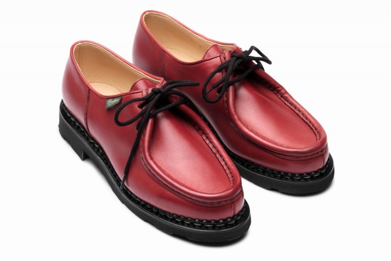 Red Paraboot Michael Women's Derby Shoes | OFD466EY