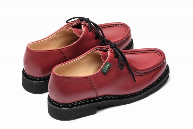 Red Paraboot Michael Women's Derby Shoes | OFD466EY