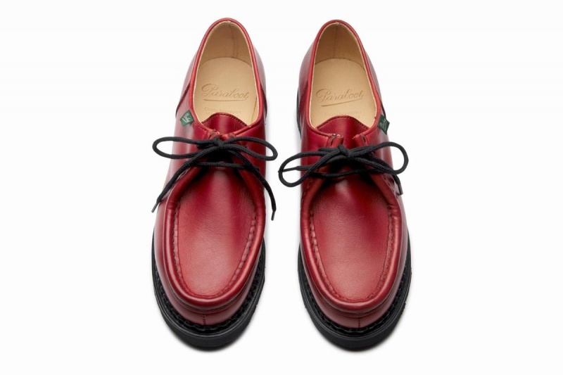 Red Paraboot Michael Women's Derby Shoes | OFD466EY