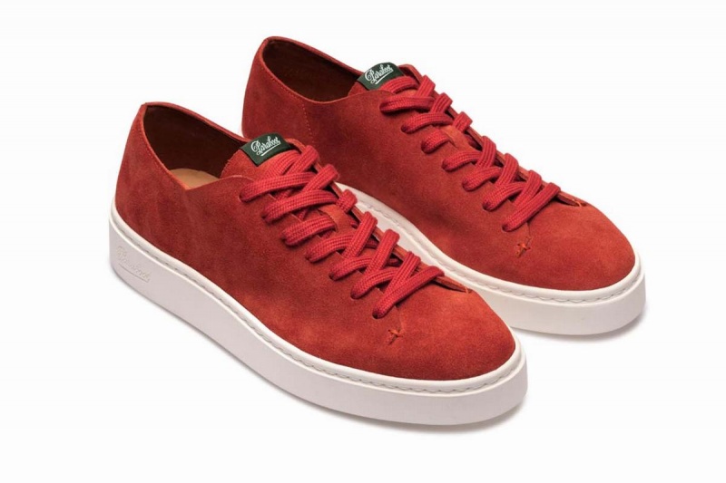 Red Paraboot Nova Men's Sneakers | YVC9559YY