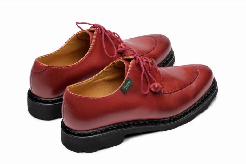 Red Paraboot Veley Women's Derby Shoes | EQQ287UU