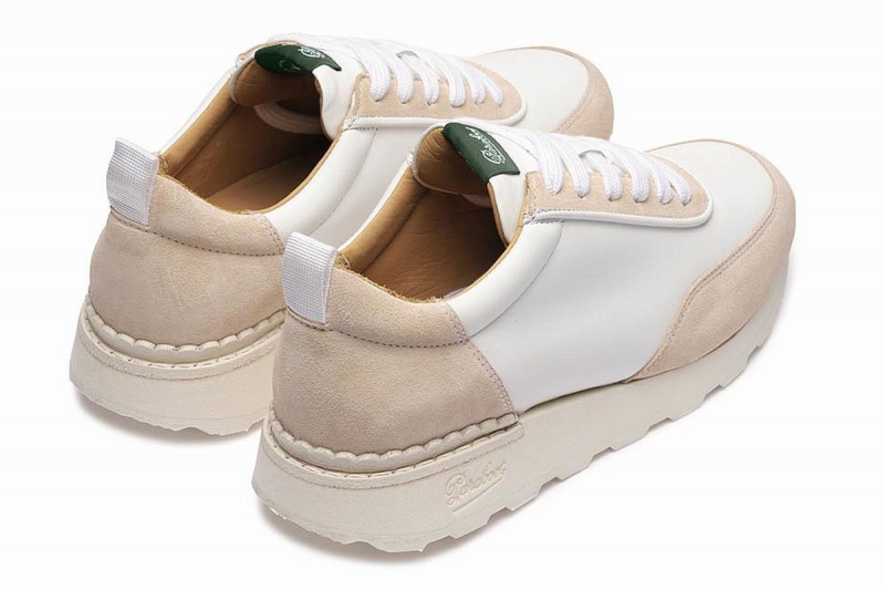 White Beige Paraboot Cosmos F Women's Sneakers | TZK4714XC