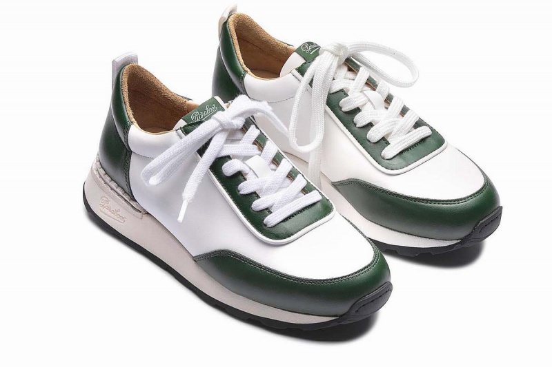 White Green Paraboot Cosmos F Women's Sneakers | JHT528YD