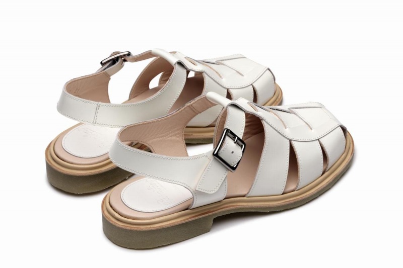 White Paraboot Iberis Women's Sandals | WEQ7757WR