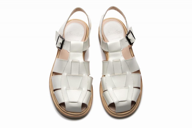 White Paraboot Iberis Women's Sandals | WEQ7757WR